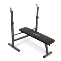 Скамья для жима со стойками черная OXYGEN FITNESS SPRINGFIELD 